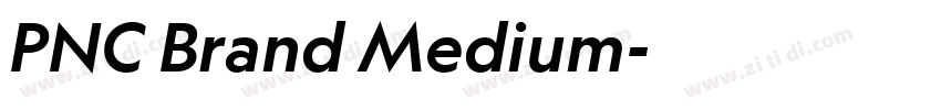 PNC Brand Medium字体转换 PNC Brand Medium字体转换